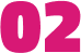 number 2 in pink colour